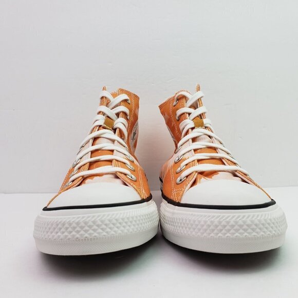 Converse CTAS Hi  Summer Wave Mens Sz 9 Wms Sz 11 Amber Ochre White Sneaker Shoe main image 9